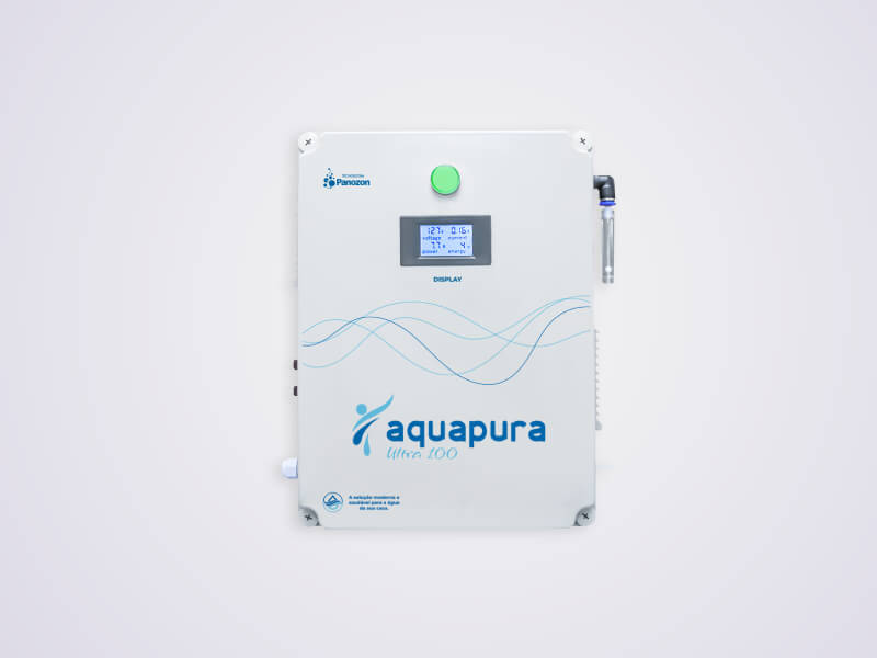 Foto do gerador de ozônio Aquapura Ultra para poços artesianos