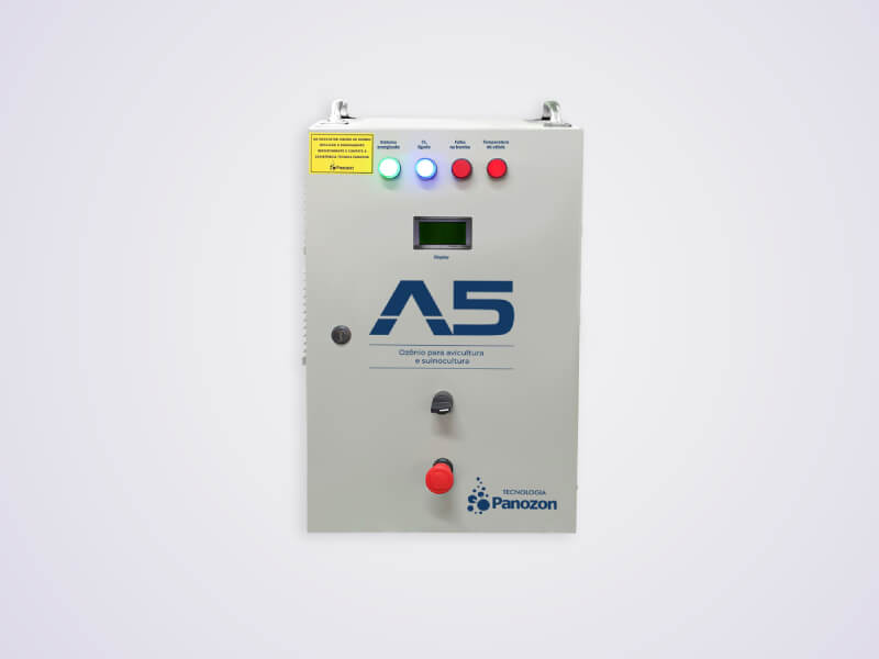 Foto do gerador de ozônio Oxiativa A para granjas, suinocultura e avicultura