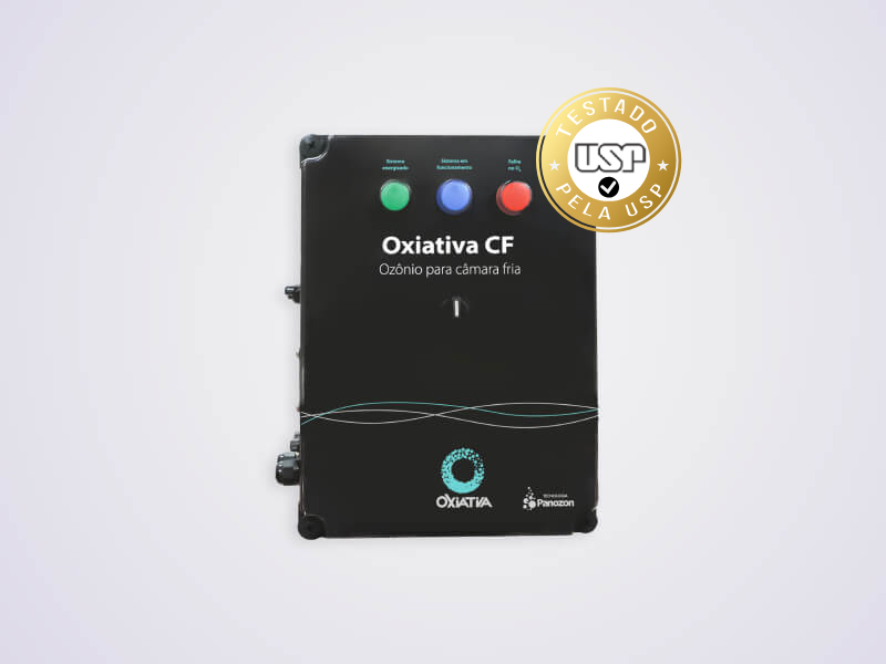 Foto do gerador de ozônio Oxiativa CF para câmaras frias